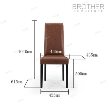 Best price Antique elegant high back leather dining chairs